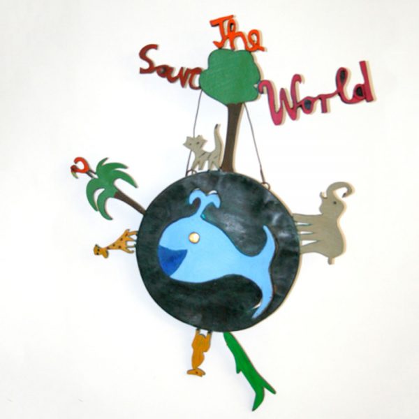Wandbild "Save the World"